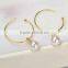 Sterling Silver Earrings, Cultured Freshwater Pearl Drop Earrings