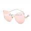 2016 brand new wholesale metal cat eye sunglasses