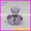 Wholesale beautiful brand custom crystal glass perfume bottle