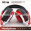 VCOM 2015 Foldable Stereo Headphone for DJ from China Factory