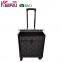 Professional Nylon Nail Make Up Trolley Case With Retractable Handle