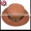new fashion wool felt top hat flat brim