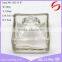 Cube 120ml280ml clear glass bottle aroma reed diffuser glass bottle with cork