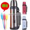 wholesale Canteen Camping Bottle Flask 1L 750ml 1000ml Vacuum Insulated Thermos Stainless Steel with gift box