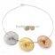 Awesome Wire Work Twisting Geometry Necklace for Women