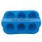 Six Round Shapes BPA Free Food Grade Soap Mold Silicone Muffin Cake Mould