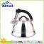 Fashion Durable Hot Sale Stainless Steel Small Travel Whistle Water Tea Kettle With Handle