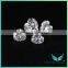 WuZhou Wholesale White Heart Shape Synthetic Moissanite Diamond in Good Quality for Fashion Jewelry Design