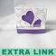 hot sale customized Two layers of jewelry packing box/jewelry paper packaging