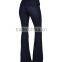 Super stretch denim trouser has a high rise that hits just beneath the navel (LOTX275)