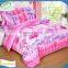 disperse flower printing 3d 100% polyester brushed microfiber fabric