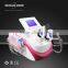 3 in 1 cellulite reduction salon use cryolipolisis machine,vacuum rf roller ,lipo laser heads available