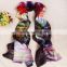 Colorful digital printing silk scarf