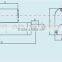 heavy duty automatic electrical linear actuator with 12v or 24v dc and 1K/5K/10k potentiometer