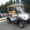 White 2 seat electric golf carts with a small rear cargo