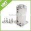 Universal breath 550ML polishing aluminum fuel tanks with AN10 male fitting