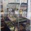 high quality metal garden flower shelf rack cart