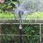 16 inch garden pedestal misting fan connected with run water.outdoor water mist fans