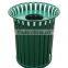 Arlau outdoor Metal Steel wastebasket street