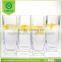 2016new style high quality clear water glass