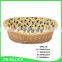 Wicker oval inner cushion wholesale rattan dog bed