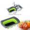 Foldable plastic sink colander/foldable plastic colander