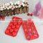 heart shape 14 holes silicone ice cube tray
