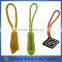 2016 customized hard soft plastic rubber slider luggage zipper puller