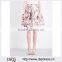 Customized Lady's Apparel Side-pockets Structured Waist Blossom Pattern Jacquard Skirt(DQM007S)