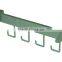 Metal Waterfall Powder Coating Wall System Post 5 Hooks Faceout Slatwall Bracket