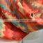 Fashion designer lady chiffon print geometric pattern very cheap loop promotion gift scarf