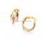 Unique Gold Plated Artificial Gold Plated Hoop Earrings