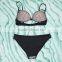 Black Women Crochet Bikinis Sexy Cups Classy Swimsuits