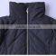 Ladies High Collar Quilting Jacket With PU Skirt