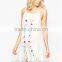 Cami Top Embroidery Midi Maternity Dress Fashion Dress Maternity Clothing