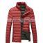 OEM service custom high quality padded jackets/ fashion designer men winter quilted jacket