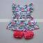 wholesale baby boutique kids clothes set ruffle pearl clothing outfit