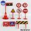 Traffic signs toy plastic warning road sign education toy for traffic knowledge learning toy
