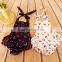 0-24month girls baby summer floral rompers 100% cotton cheery rompers