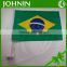 Cheap JOHNIN promotional custom gift brazil car window flag