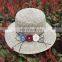 Tourism Vacation Sunshade Beach Straw Hat Bowknot Flower Hat