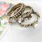 Set Of 3 Gold Plating Flower Cyrstal Alloy Pearl Rings