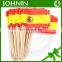 wholesale paper national toothpick country flag with wooden pole