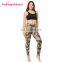 Private Label Custom Print Soft Push Up Camouflage Ladies Leggings 2017