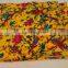 Indian Queen Size Kantha Work Quilts Throw Ethnic Bohemian Yellow Decor Ralli Bedding Blanket
