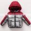 T-BC009 Boy Asian Fashion Winter Thicker Thermal Hit Color Stitching Jacket Coat