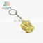 3D Buddha custom gold plating keychain for wholesale