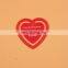 BSCI promotional customized plastic heart bookmark