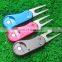 OEM/Custom Metal Automatic Rotatable and Foldable Golf Accessories Divot Repair Tool