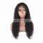 Qingdao Factory 100% brazilian human virgin 9A grade full lace wig in water wave no chemical process hair